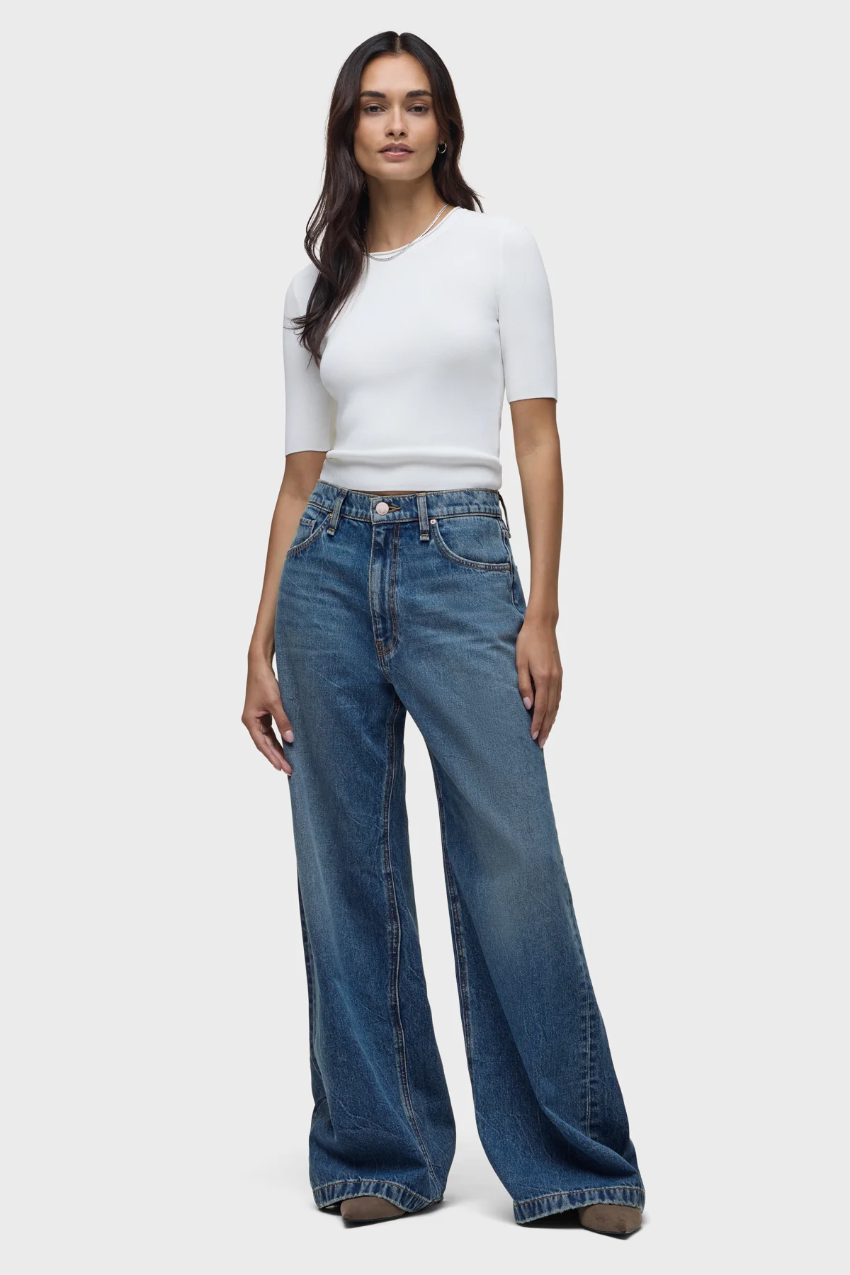 _linked Jodie Loose Fit Wide Leg Jean (SALE)